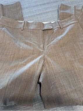 Ann Taylor Light Gray Tailored Dress Trousers